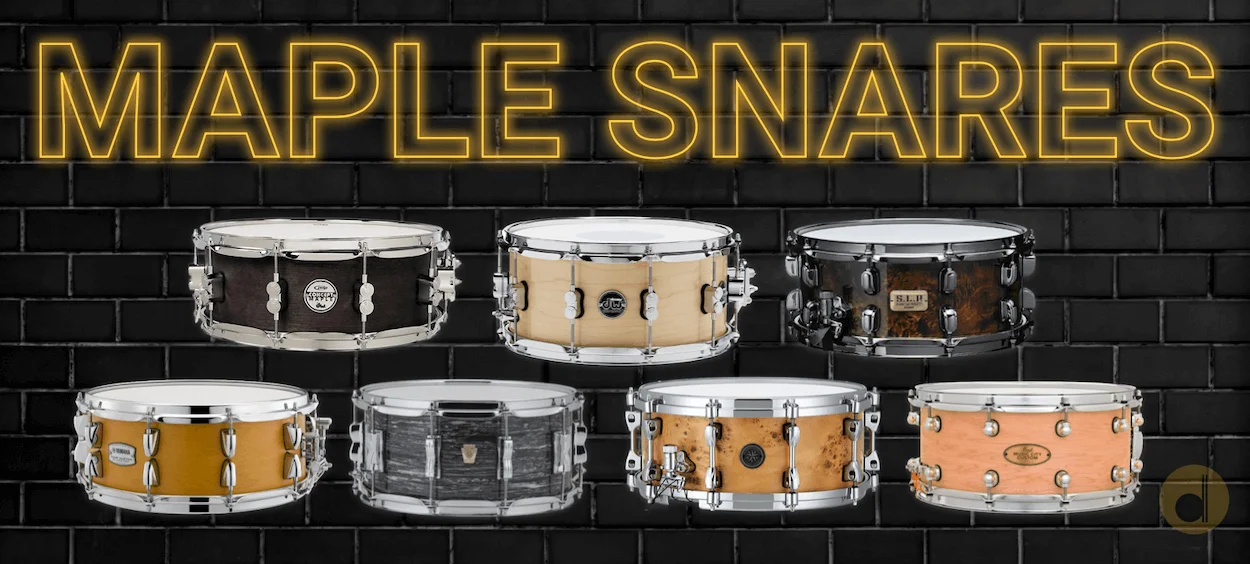 maple snare drums